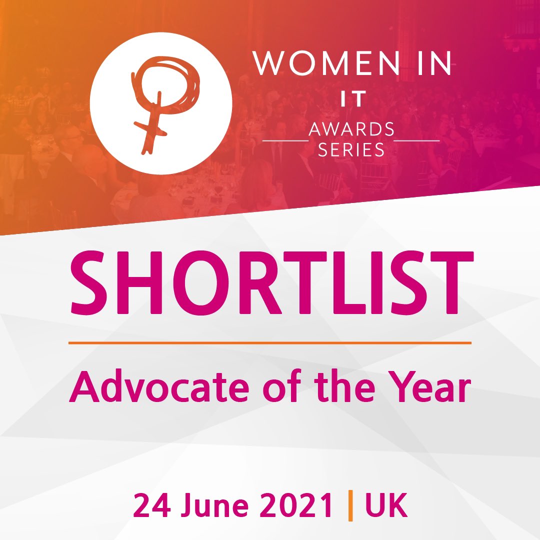 Finalist for Women in IT National Award in UK